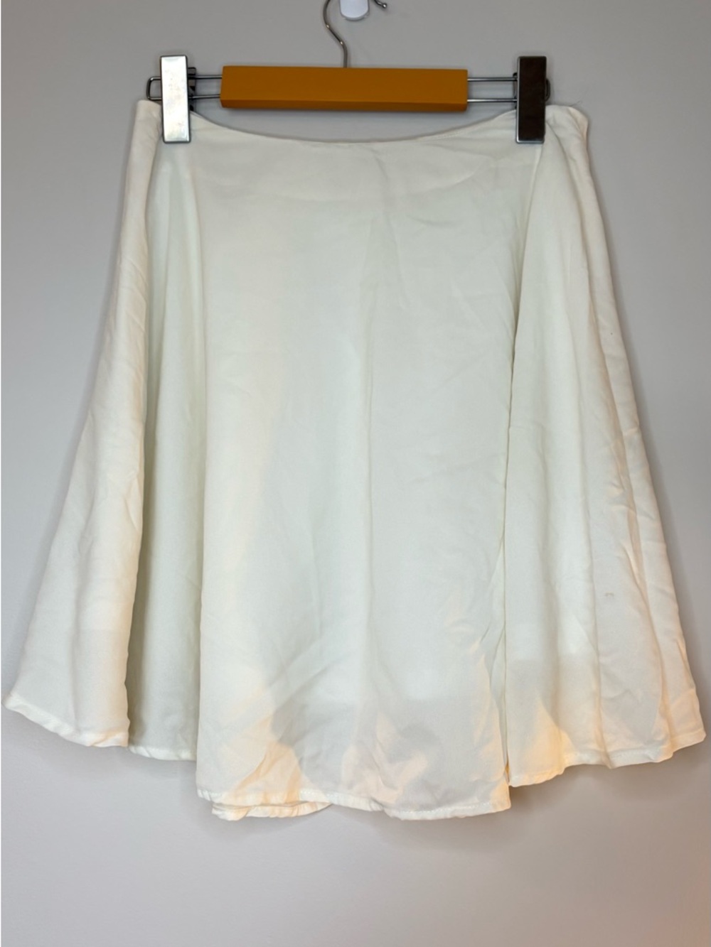 Love Riche Cream Circle Skirt - Flared Silhouette